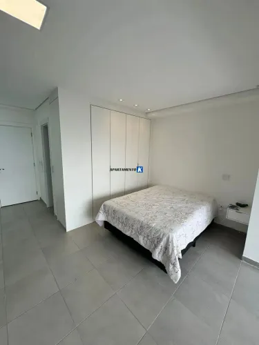 Studio MOBILIADO p/ LOCAÇÃO, 39m², Varanda c/ Churrasqueira - MOBILIADO - Andar Alto - c/ 