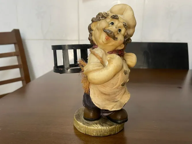 Escultura de Chef de Cozinha Decoração