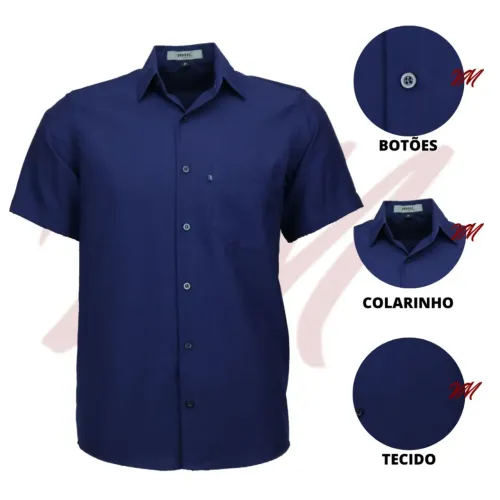 Camisa social manga curta - Uniforme