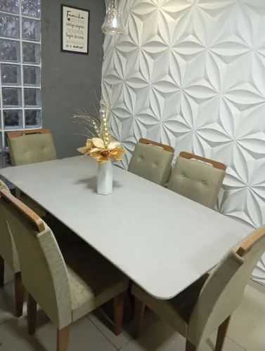 Mesa de jantar 6 cadeiras 