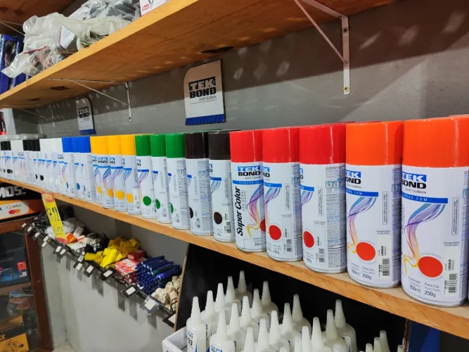 Tintas Spray Tek Bond Super Color - Diversas Cores