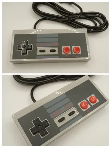 2 controles NES Famiclone Nintendinho 8 bit