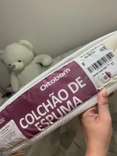 Colchão de espuma Ortobom Light para mini berço redondo 