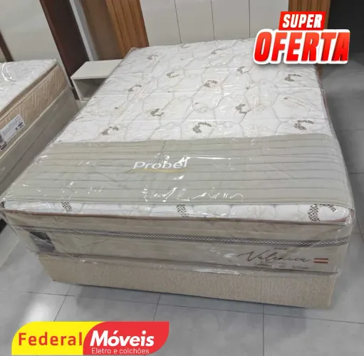 Cama Box Probel 1,38m Casal Promoção - Solicite Nosso Catálogo 