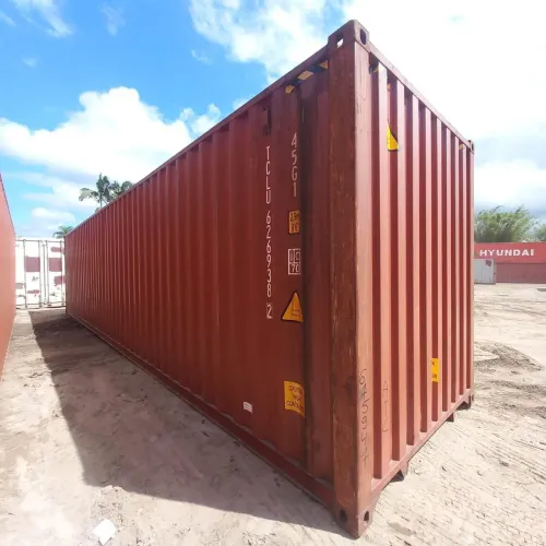 Container HC 2.90 de altura classe A padrão leasing em Itajaí