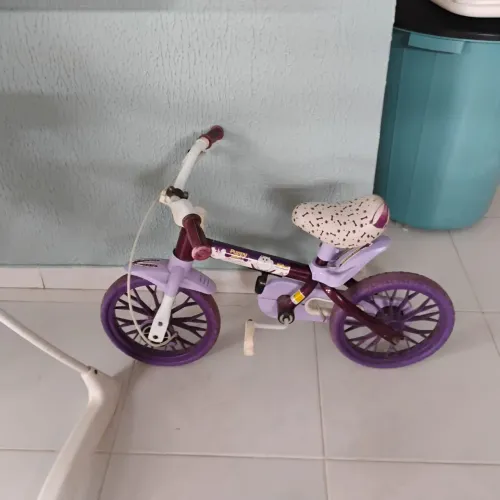 Bicicleta Infantil Lilás Puppy