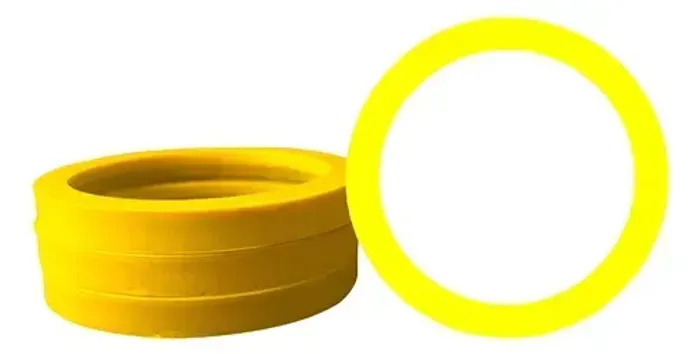 Anel Centralizador 71,9mm Fiat Amarelo (4 Pc)