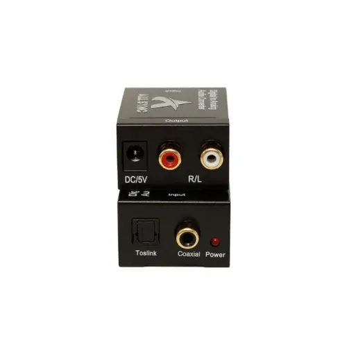 Conversor De Audio Coaxial / Toslink X Analogico Rca As-cda