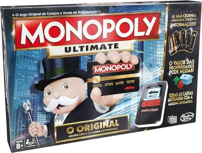 Jogo de Tabuleiro Monopoly Ultimate Original - Novo
