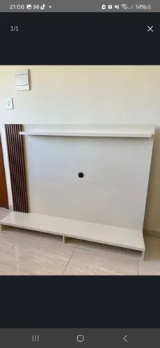 Rack para TV branco