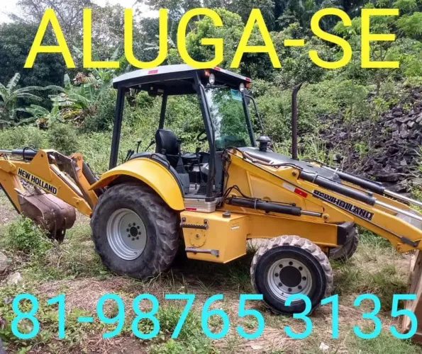 Locação de retroescavadeira e caçambas