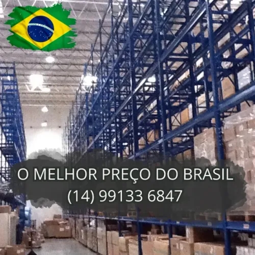 Porta palete estruturado para locação