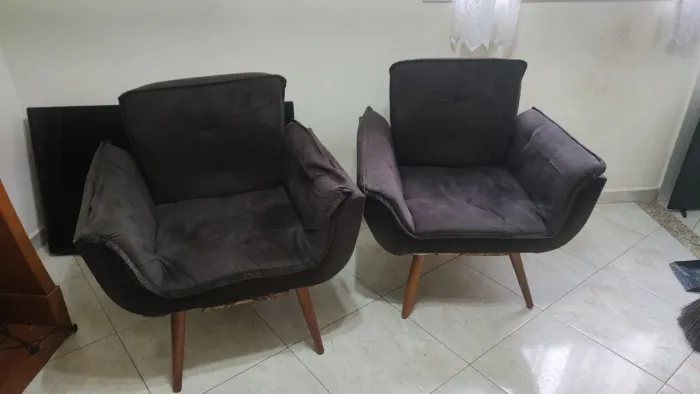 Poltronas marron