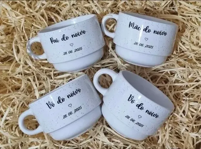caneca café 180 ml presentes padrinhos