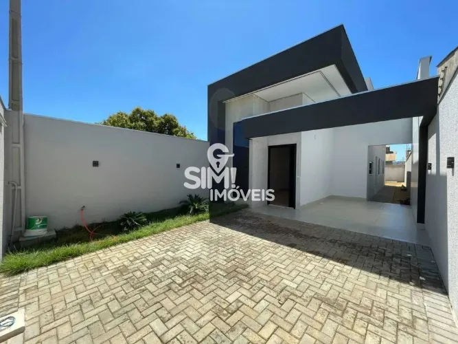 CASA NOVA SETOR SANTA FÉ COM 02 QUARTOS SENDO 1 SUÍTE!