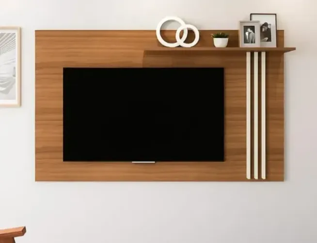 Painel Cross Cedro/Off White (Parcela em ate 10x sem juros)