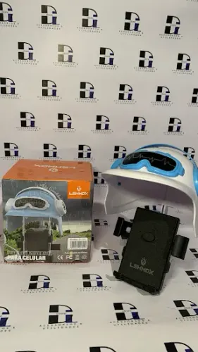 Suporte de celular com capacete chapeú para guidão de moto