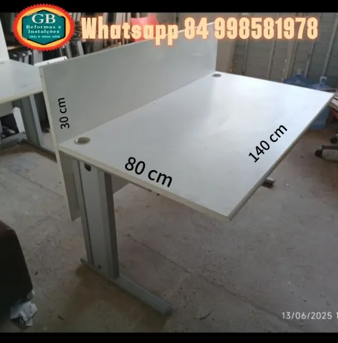 Mesa de escritório sob medida
