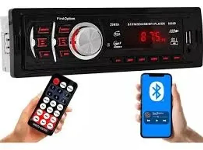 Radio Automotivo Som carro Mp3 Player veicular Bluetooth USB SD FM Aux