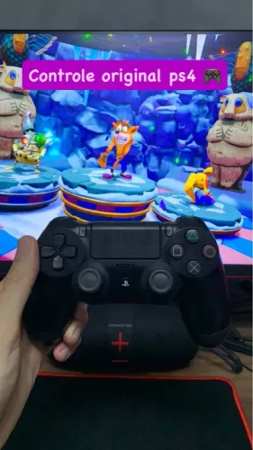Controle de ps4 funcionando perfeitamente