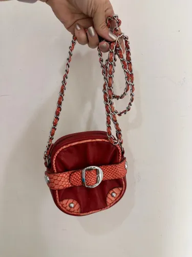 Bolsa em couro couro fino