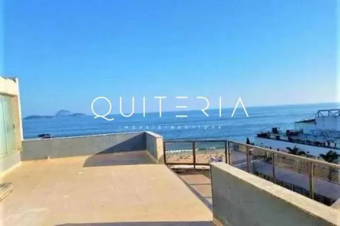 Cobertura à venda Leblon vista mar Posto 11 varanda 6 quartos 3 suítes 3 vagas QUITERIA Im