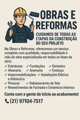 Obras e reformas em geral 