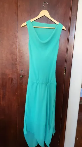 Vestido viscose verão Midi