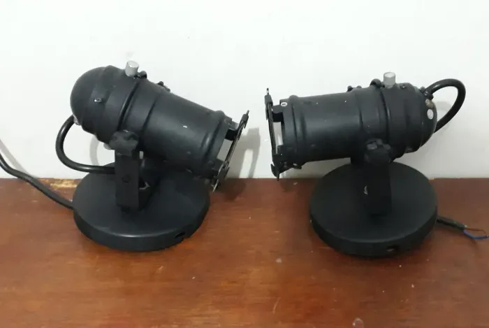 Refletor Spot Cenico  Preto 2 PEÇAS 50 rais