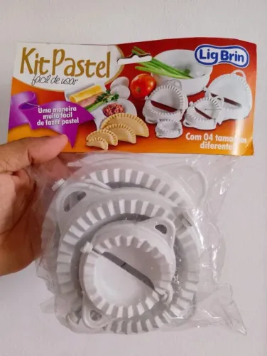 Forma Pastel Risoli Salgados Kit Modelador Massas 4 Formas 