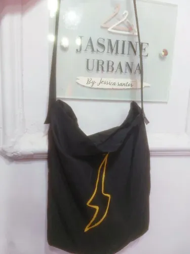 Bolsa de Ombro Preta ecobag