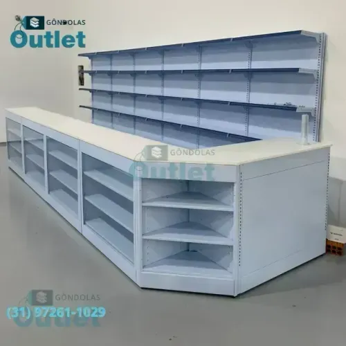 Balcão de atendimento para lojas