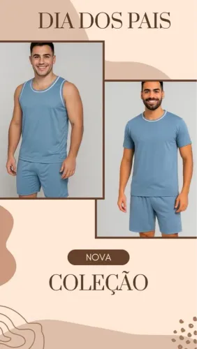 Pijama Masculino Confortável - Nova Coleção