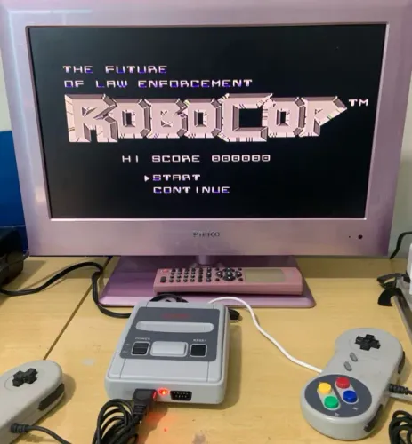 Nintendo Console Super Mini SFC 8Bits 2017 620 Jogos na Memoria 2 Controles Nova na Caixa