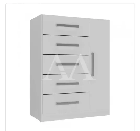 Cômoda com gavetas e porta - Design Moderno