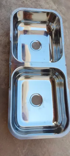 Vendo Cuba de Cozinha Dupla com as Válvulas tudo Novo