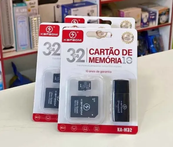 Cartão de Memória 32GB 3 em 1 KAPBOM KA-M32
