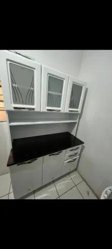 Armario De Cozinha De Aço Na Promoção/Entrega É Montagem Grátis Loja R&L Móveis