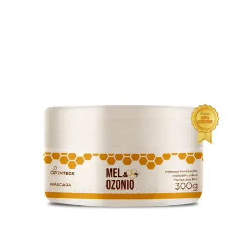 Máscara Capilar Mel e Ozônio Ozonteck 300g Original