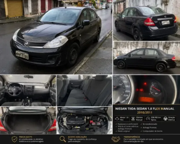 Nissan Tiida Sedan 1.8 16V Flex Fuel 4P 2011