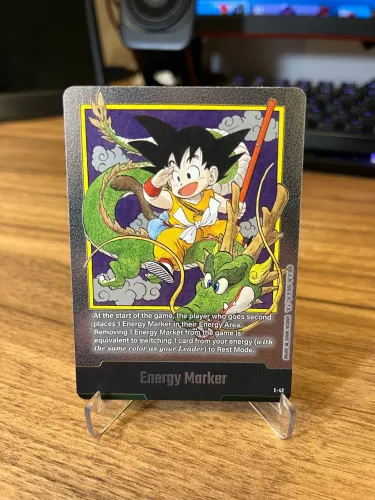 Marcador de energia Dragon Ball Super Fusion World mangá E-42 Son Goku