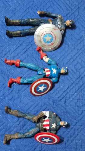 COLEÇÃO CAPITÃO AMÉRICA - MARVEL LEGENDS TOY BIZ + MARVEL SELECT