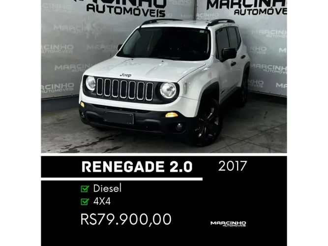 Jeep Renegade Sport 2.0 4X4 TB Diesel Aut. 2017