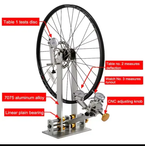 Alinhador de rodas para bike