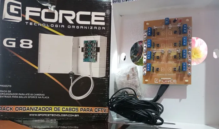 Rack Organizador de Cabos para CFTV G Force Modelos G8 e G4.