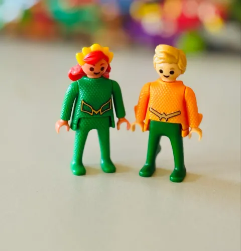 Bonecos Playmobil Kinder Ovo DC