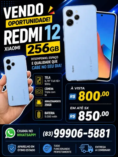 Celular REDMI /256 GB
