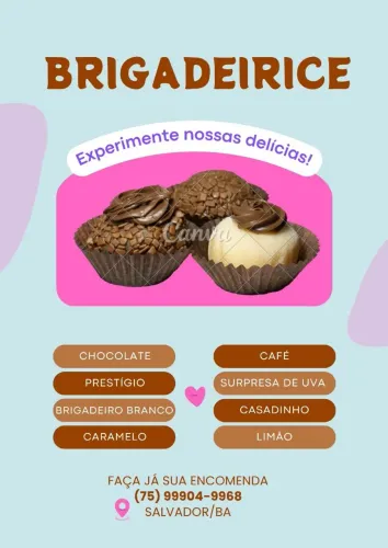 Brigadeiros simples, para frestas e gourmet