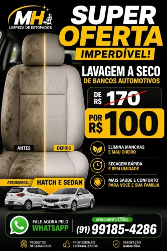 Limpeza de bancos de carro - lavagem a seco automátiva 