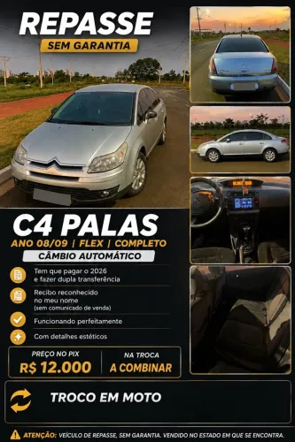 Citroen C4 Pallas GLX 2.0/ 2.0 Flex Aut. 2009